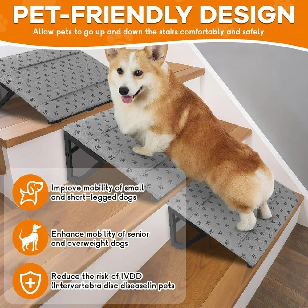 Dog Ramp with Anti-Slip Bump for Stairs